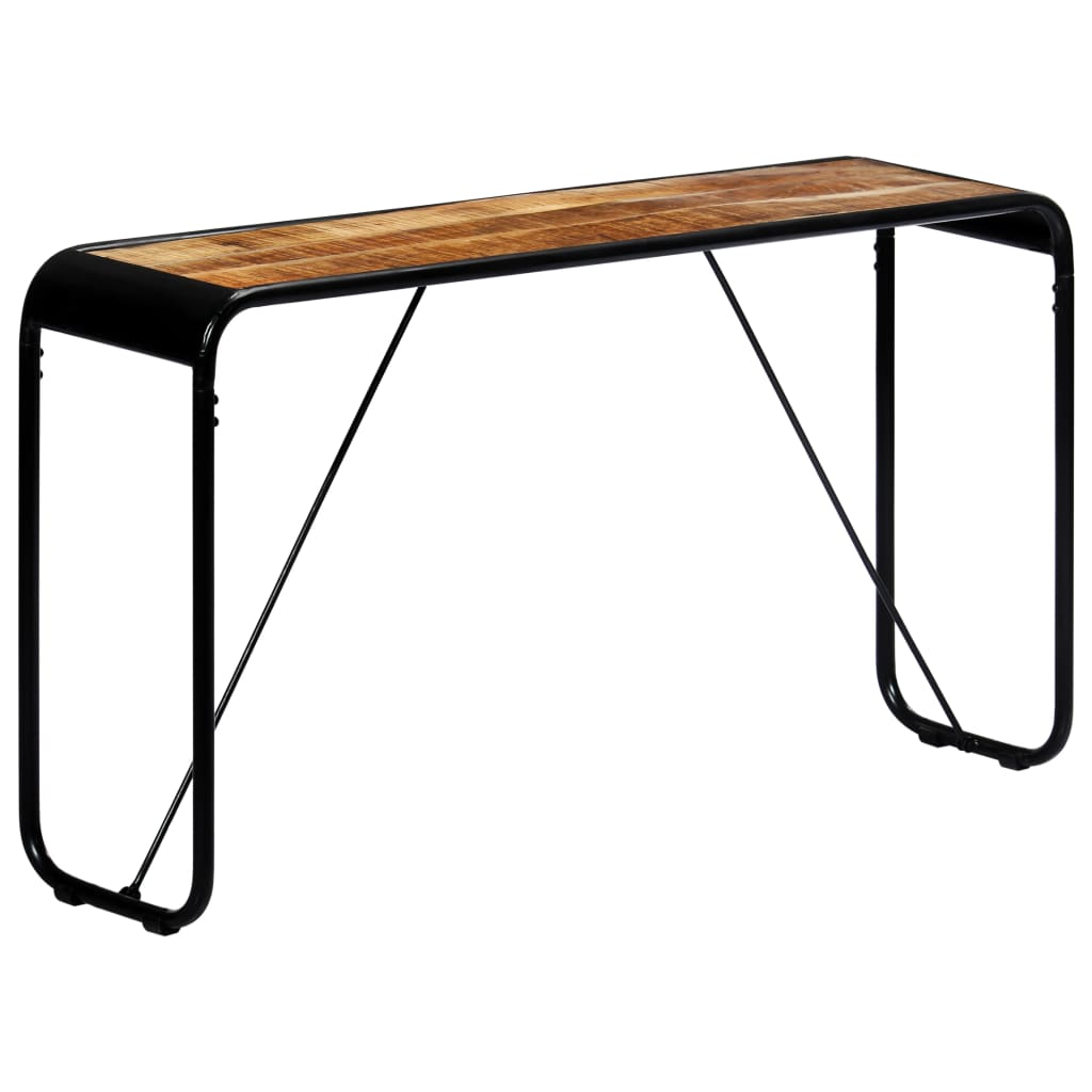 Avlastningsbord Konsollbord Tre 140x35x76 cm grov heltre mango