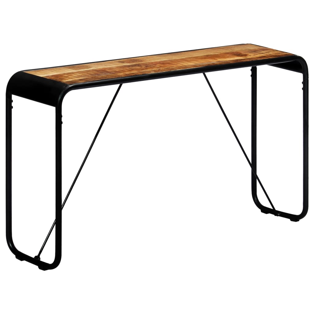Avlastningsbord Konsollbord Tre 140x35x76 cm grov heltre mango