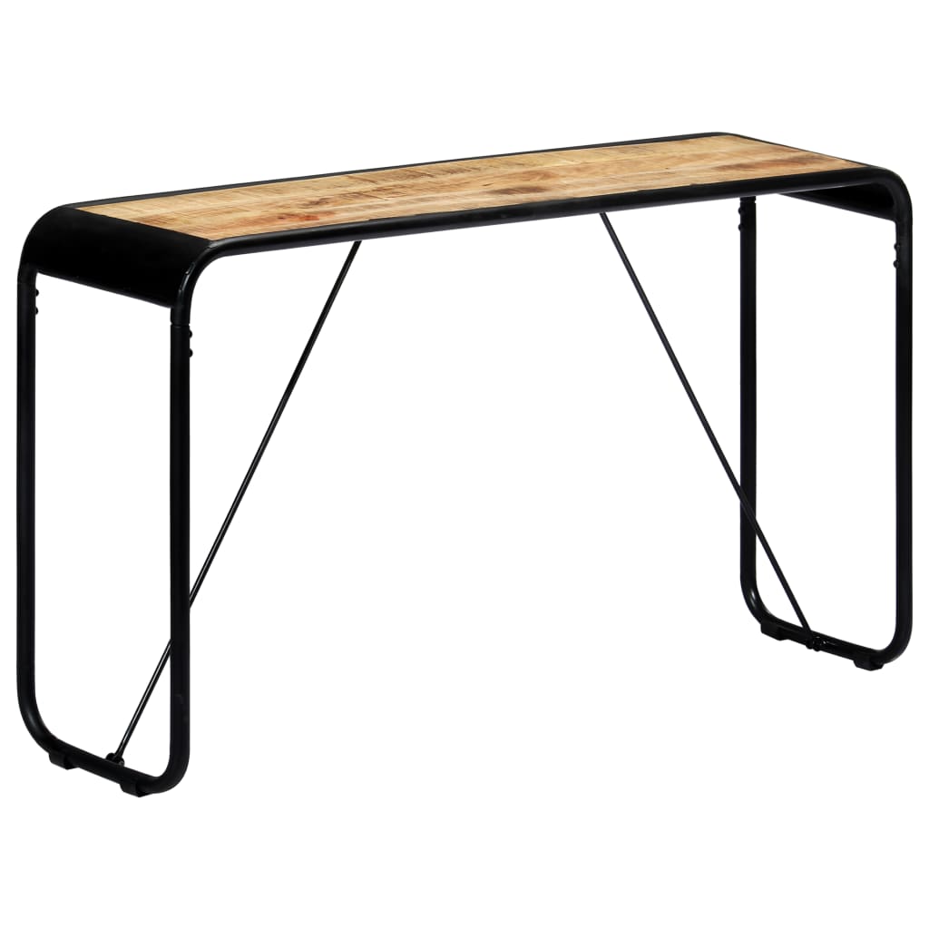 Avlastningsbord Konsollbord Tre 140x35x76 cm grov heltre mango