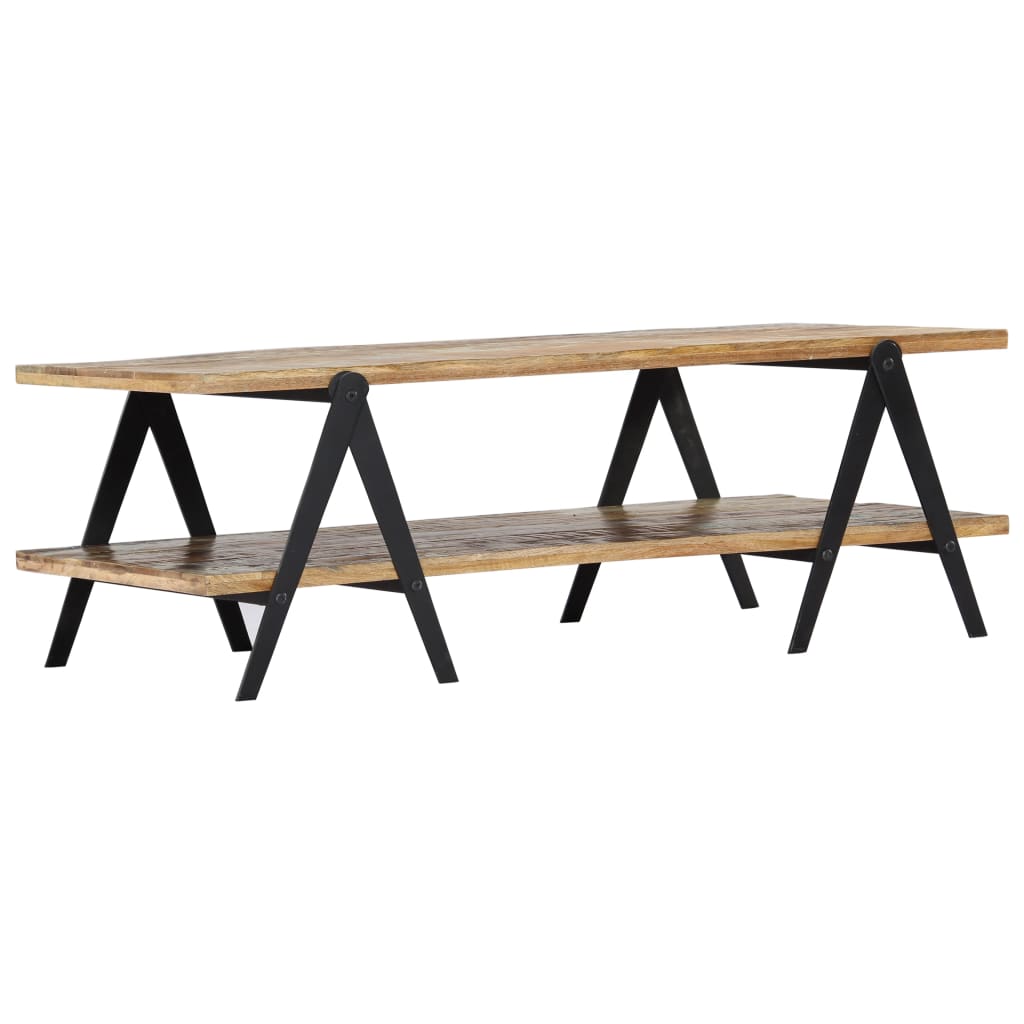 Salongbord Sofabord Tre Gjenvunnet Heltre 115x60x40 cm