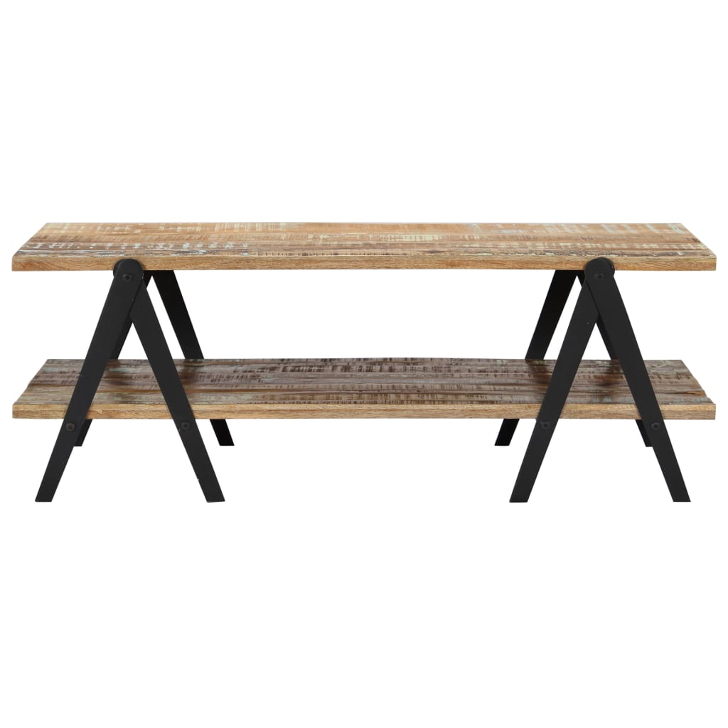 Salongbord Sofabord Tre Gjenvunnet Heltre 115x60x40 cm
