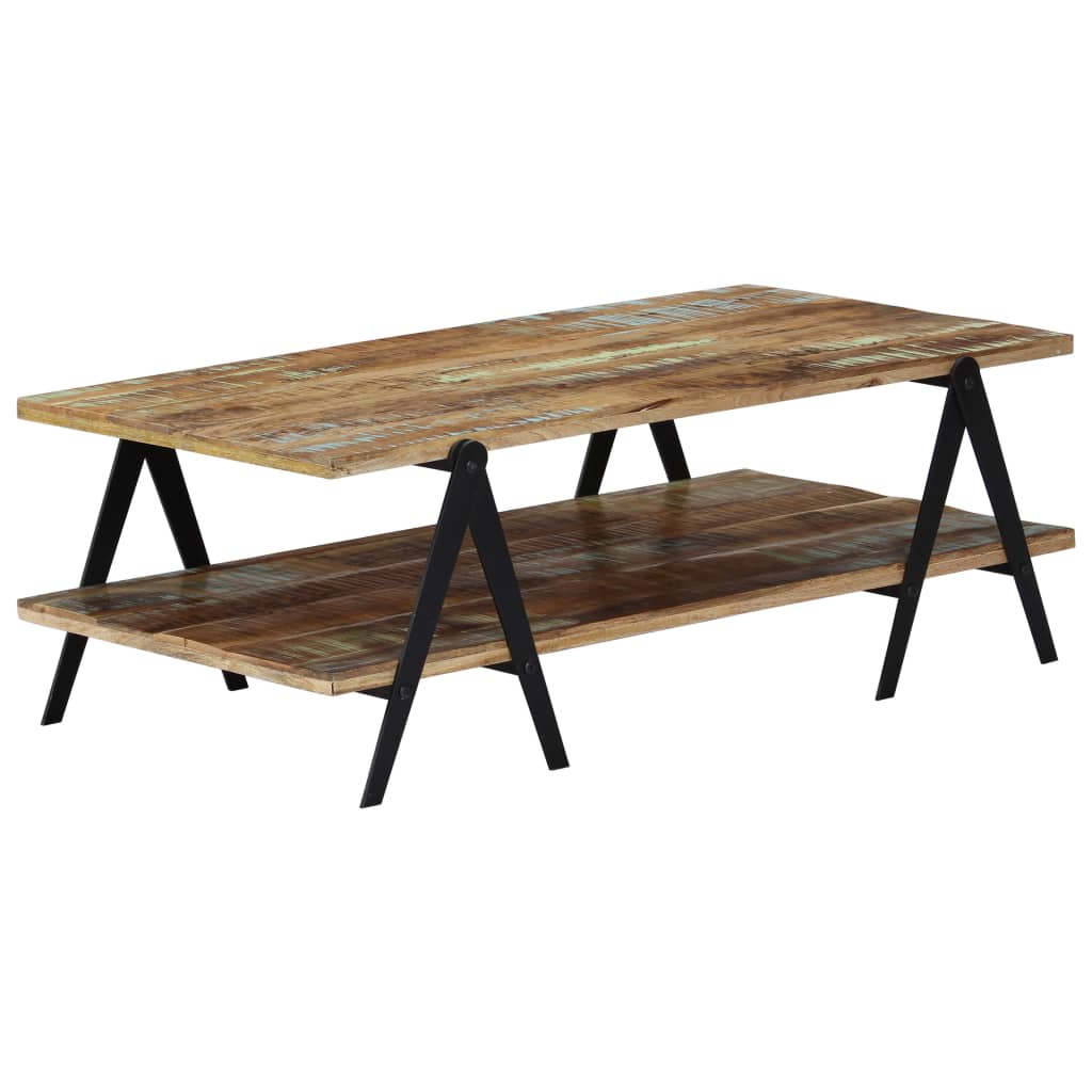 Salongbord Sofabord Tre Gjenvunnet Heltre 115x60x40 cm