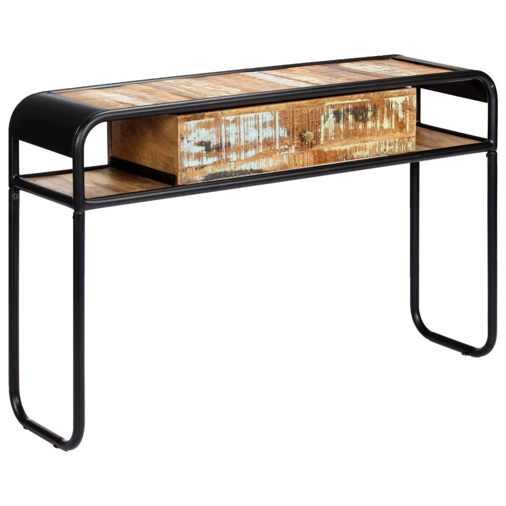 Avlastningsbord Konsollbord Tre 118x30x75 cm gjenvunnet heltre