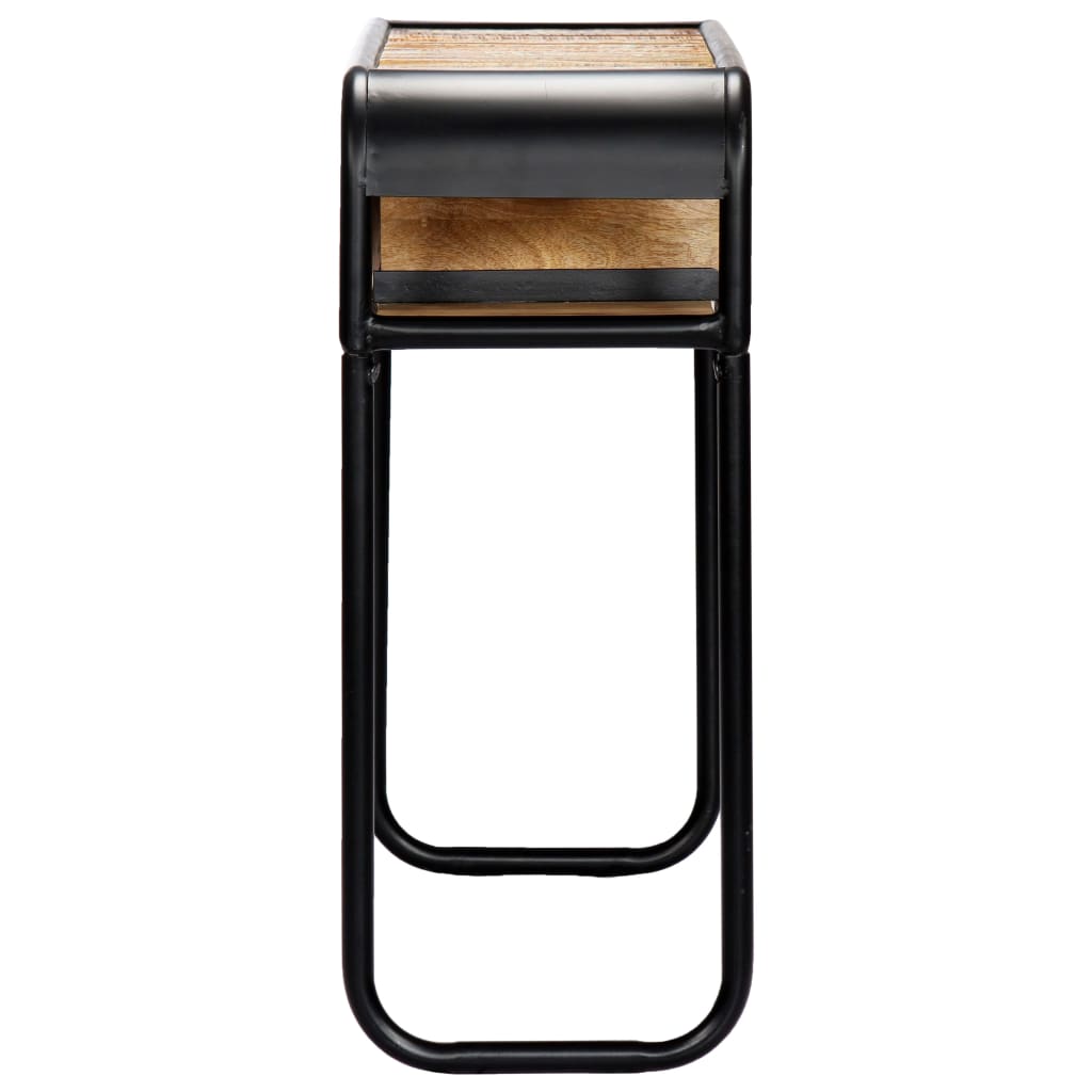Avlastningsbord Konsollbord Tre 118x30x75 cm gjenvunnet heltre