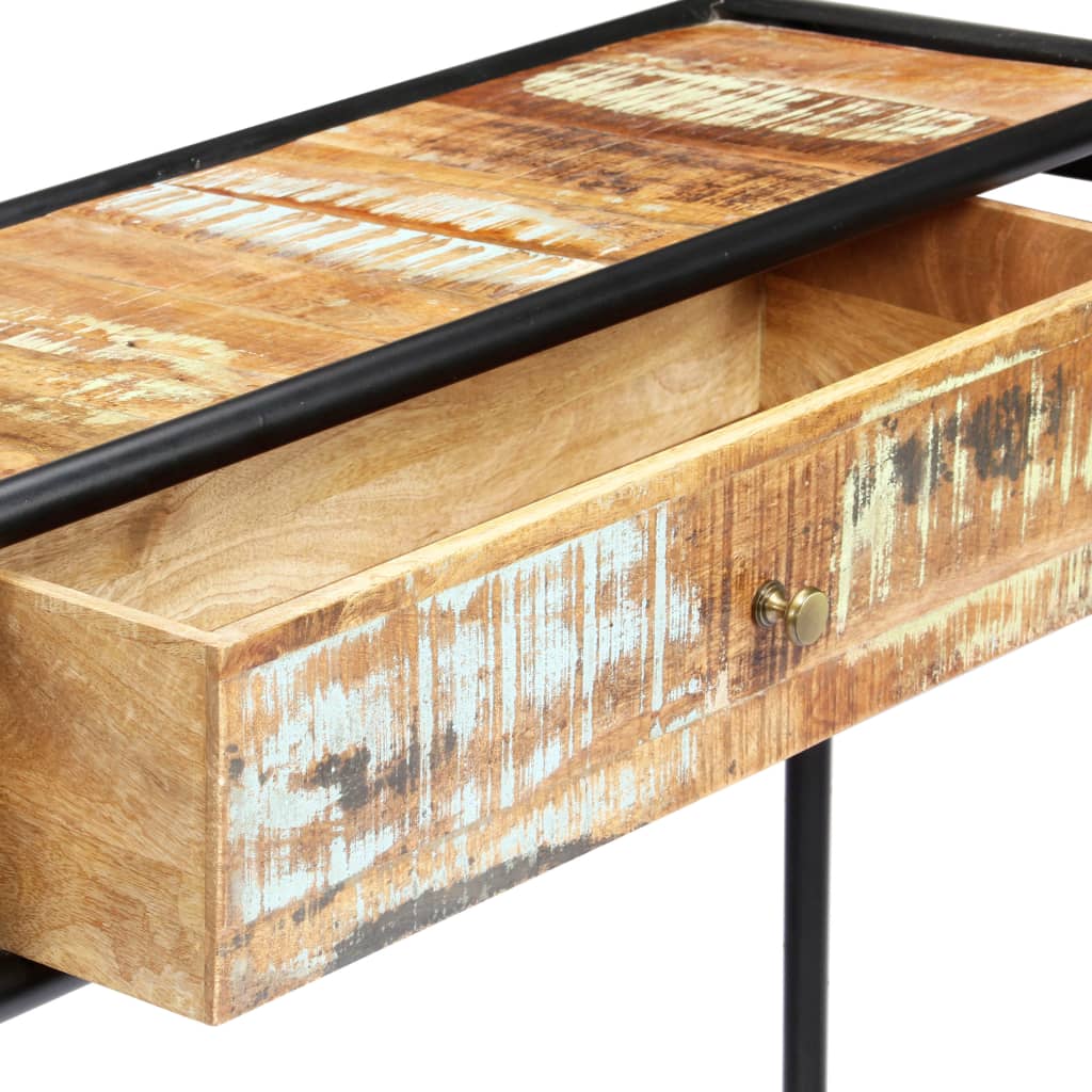 Avlastningsbord Konsollbord Tre 118x30x75 cm gjenvunnet heltre
