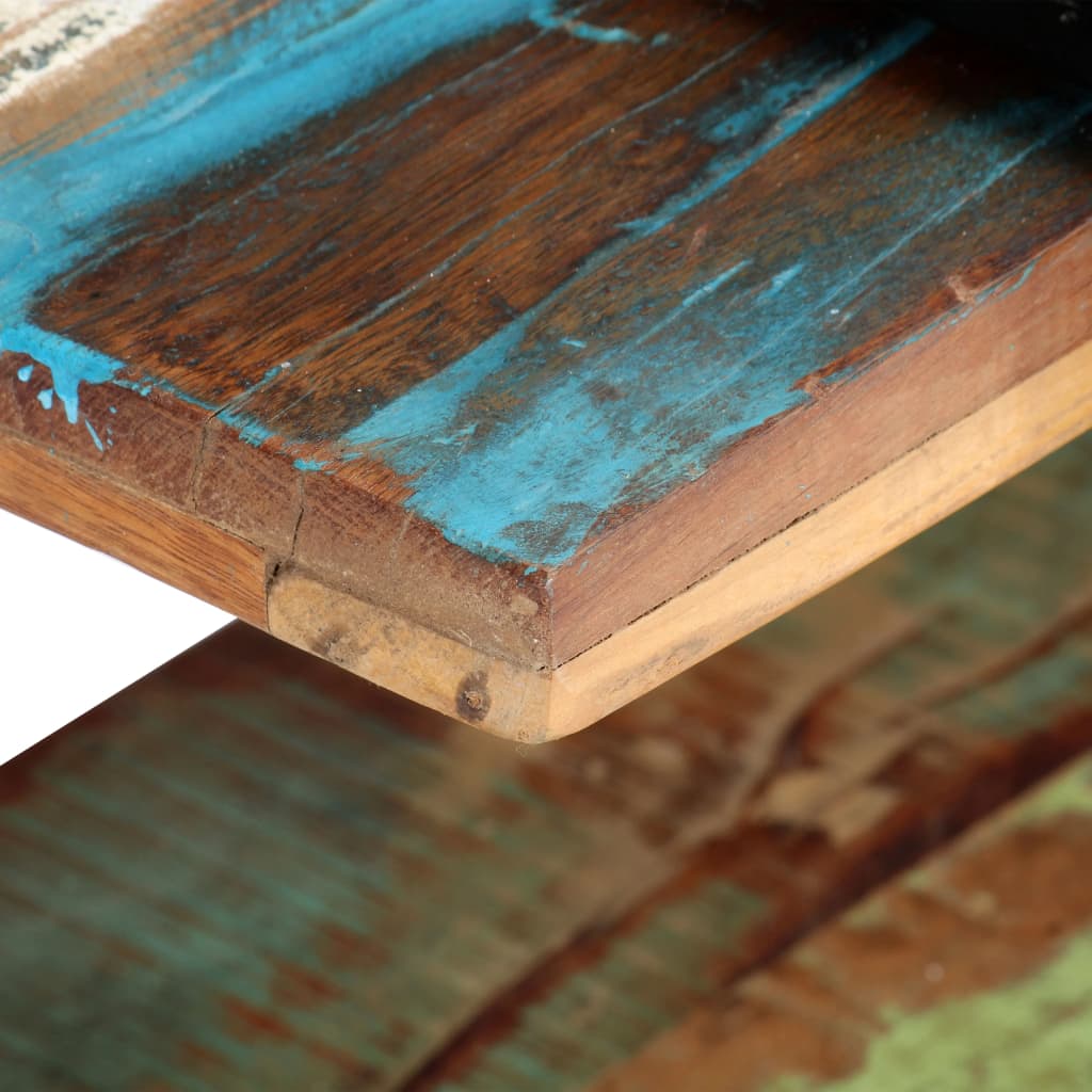 TV-Møbel Tre TV-benk gjenvunnet heltre 130x40x40 cm