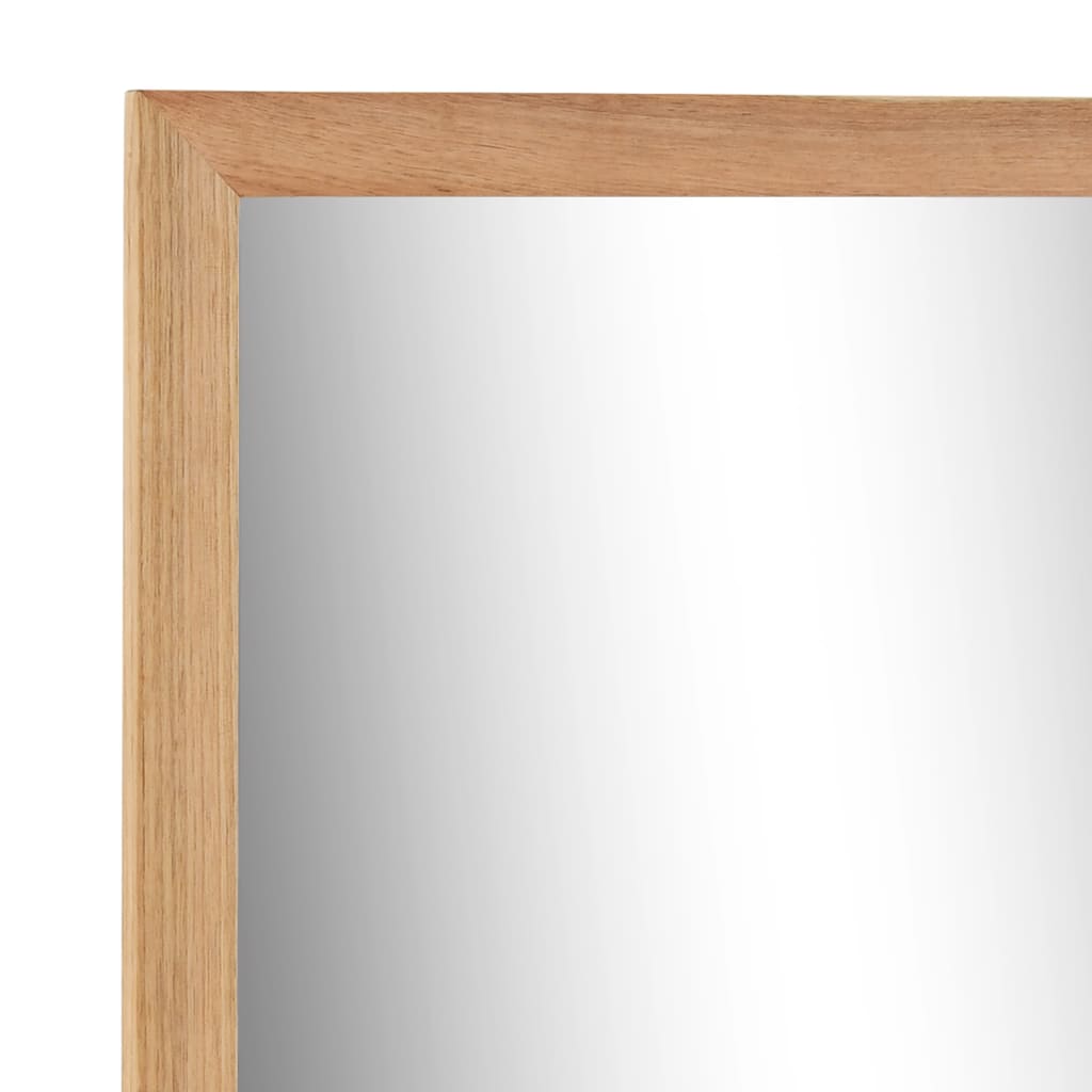 Baderomsspeil 60x12x62 cm heltre valnøtt