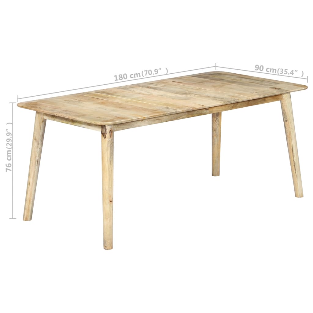 Spisebord Kjøkkenbord Tre 180x90x76 cm heltre mango