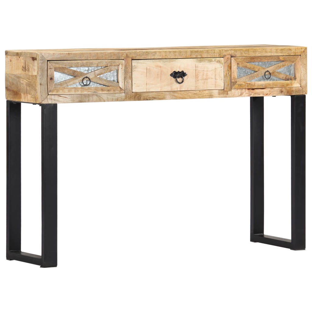 Avlastningsbord Konsollbord Tre 110x30x76 cm heltre mango
