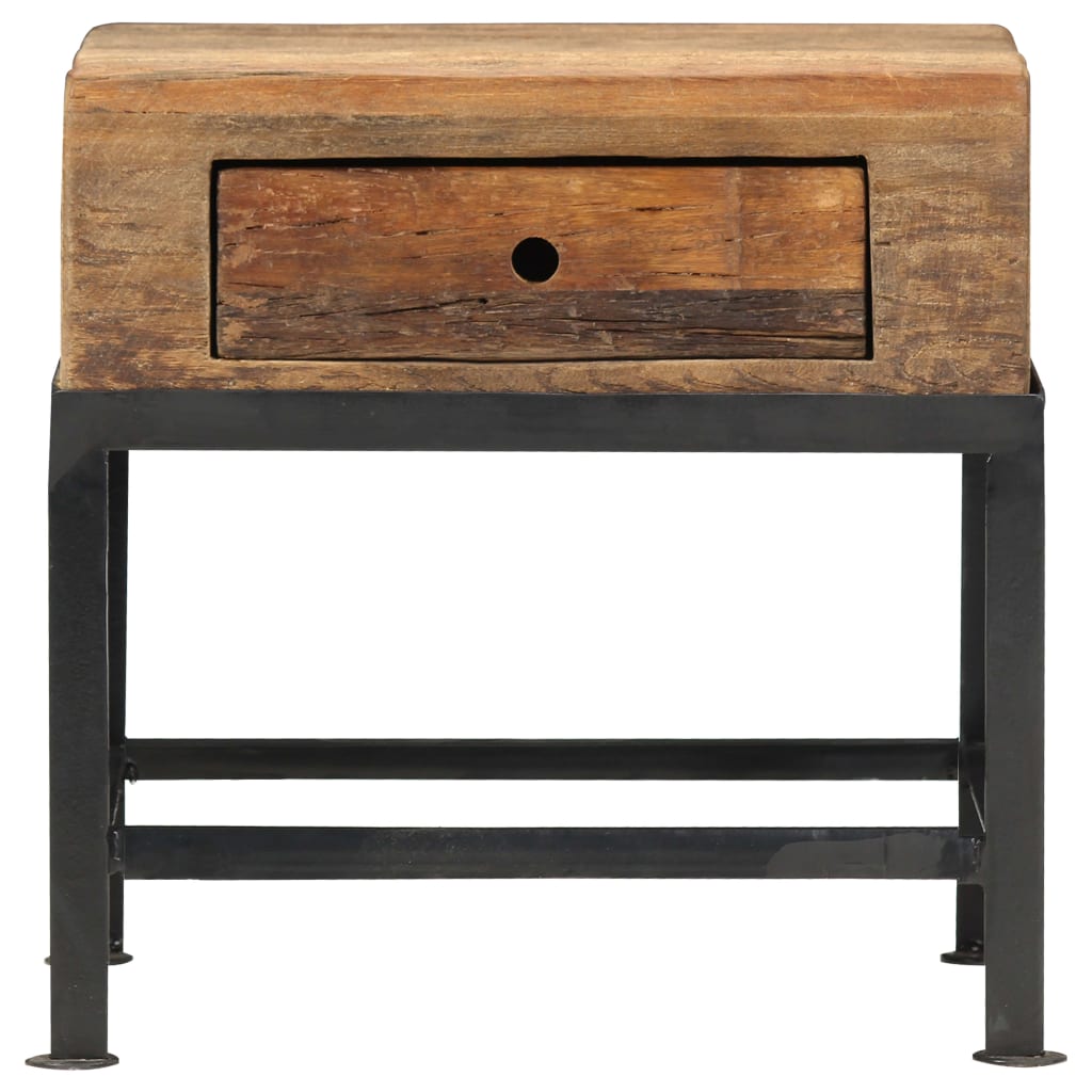 Nattbord Sengbord Tre Gjenvunnet Heltre 40x35x40 cm