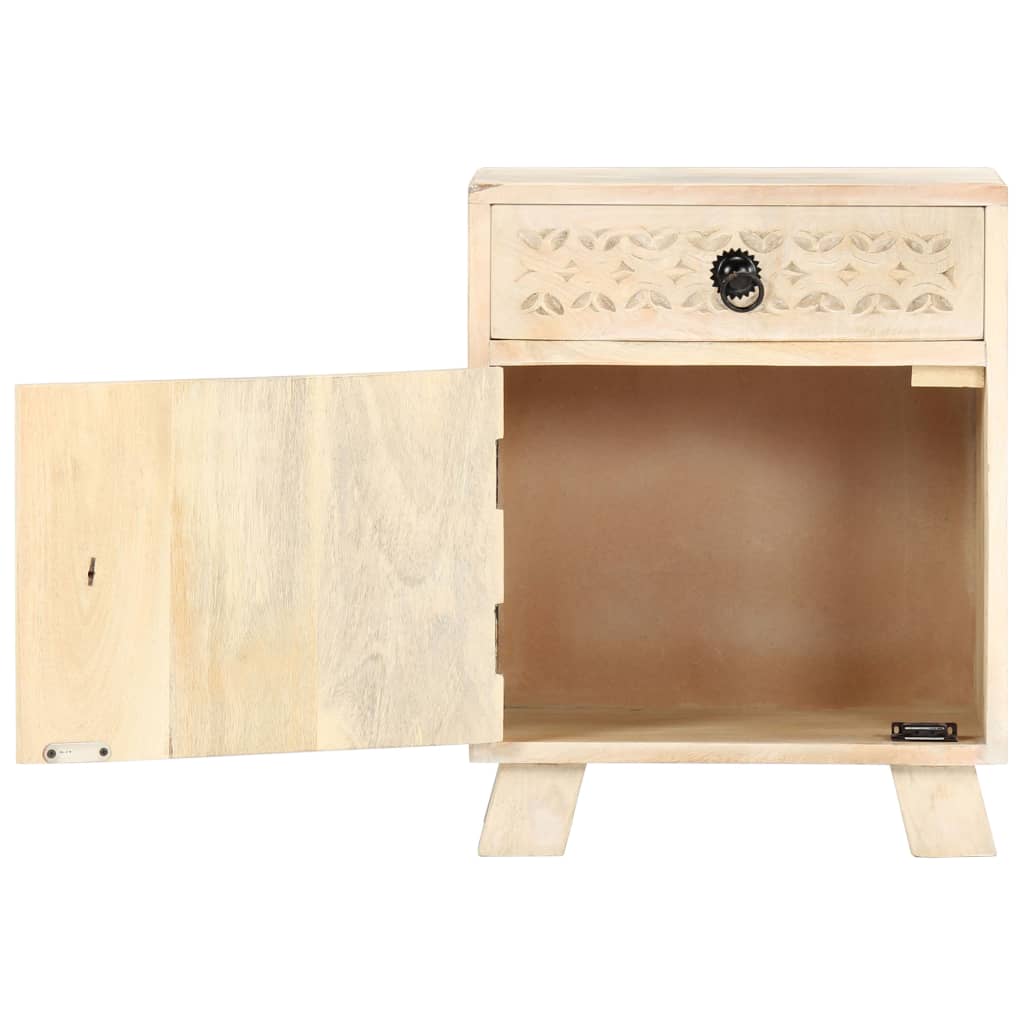 Nattbord Sengbord Tre 40x30x50 cm heltre mango