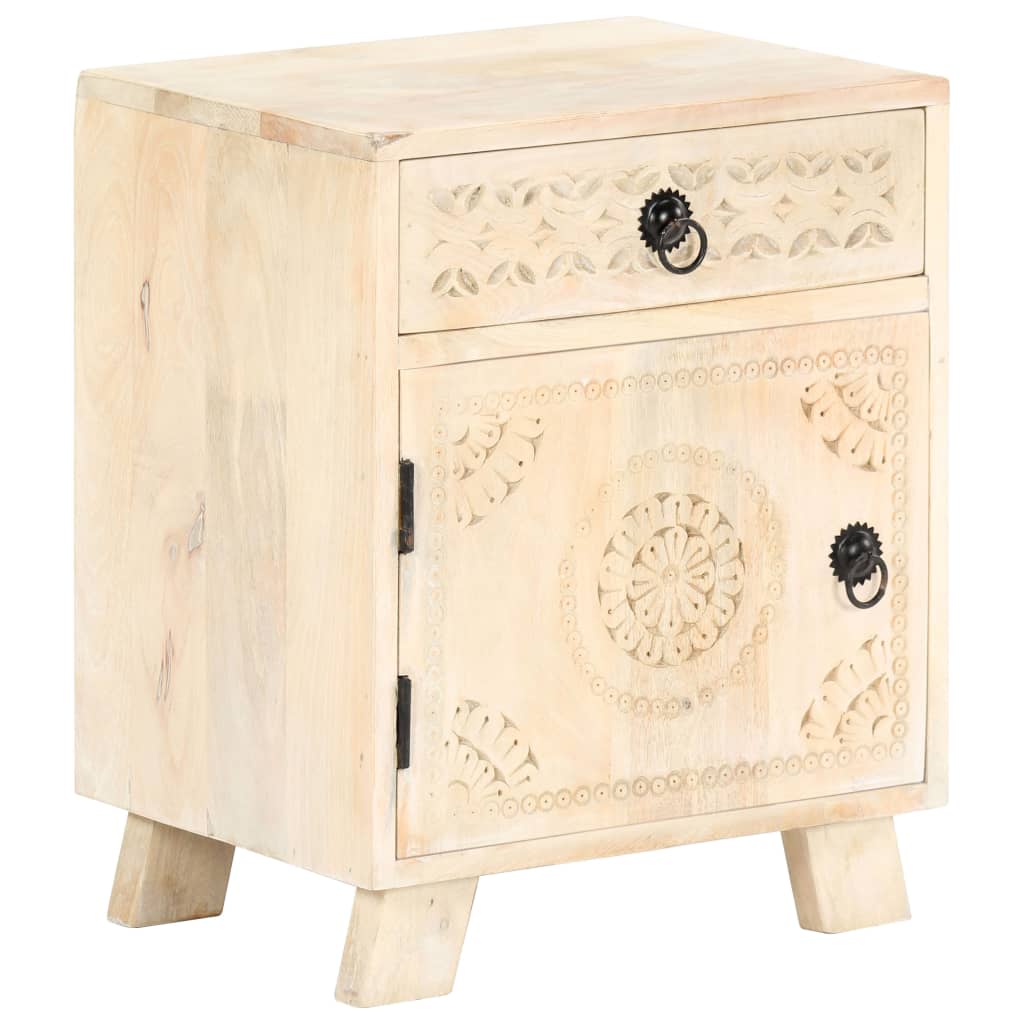 Nattbord Sengbord Tre 40x30x50 cm heltre mango