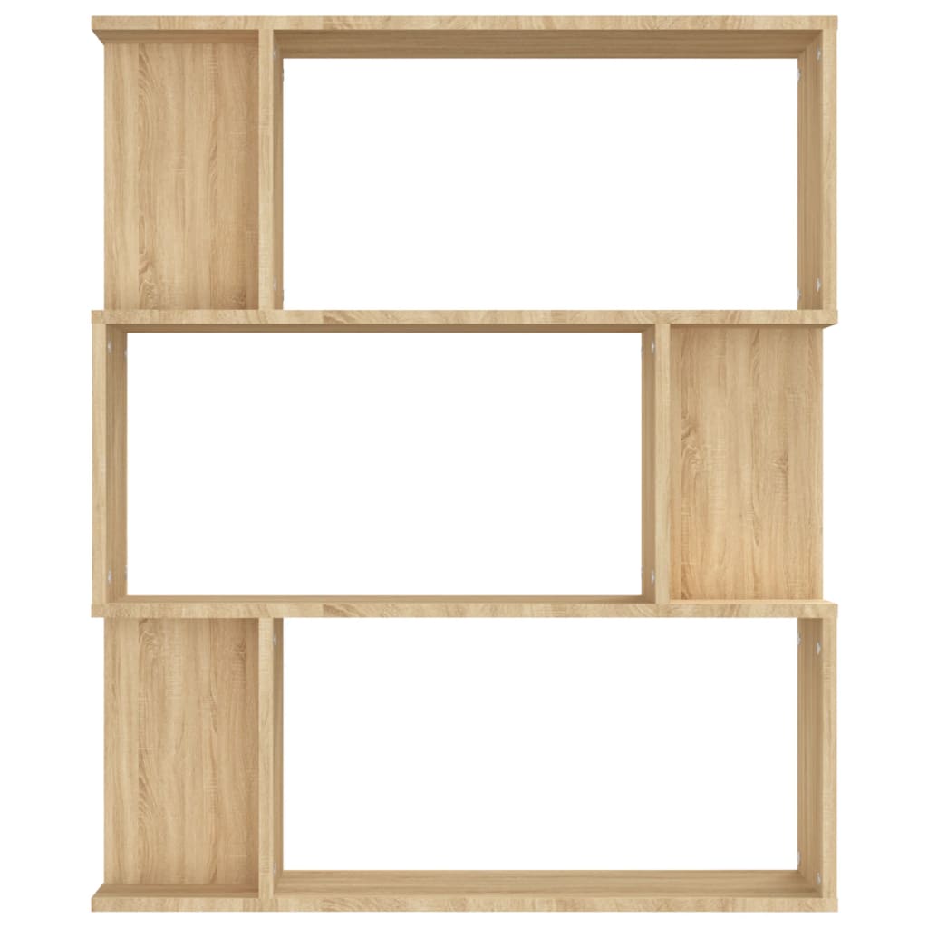 Bokhylle Sonoma Eik Romdeler 80x24x96 cm