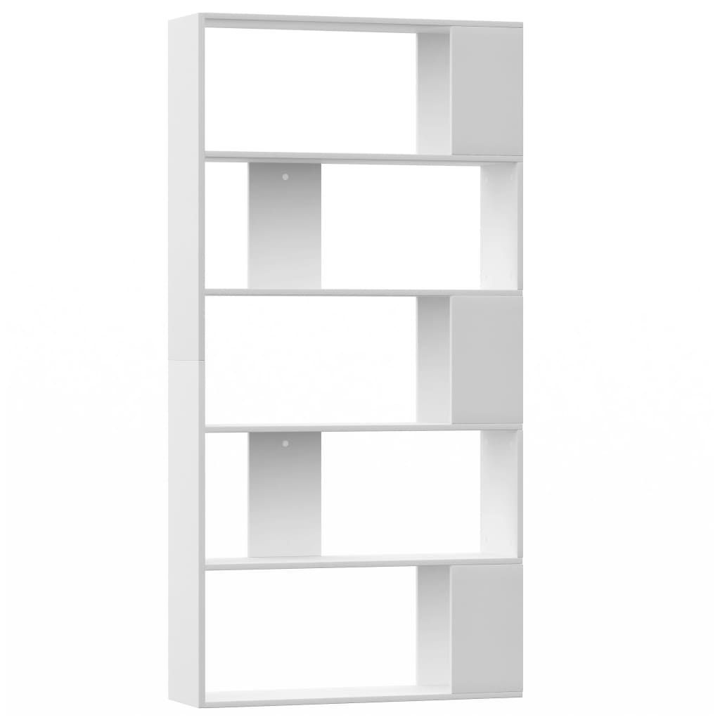 Bokhylle Hvit Romdeler 80x24x159 cm