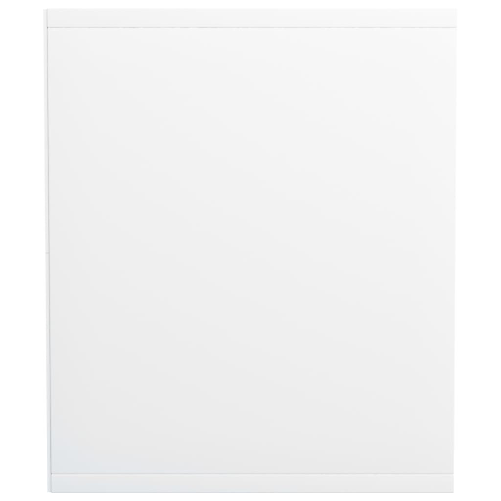 Bokhylle Hvit 36x30x143 cm