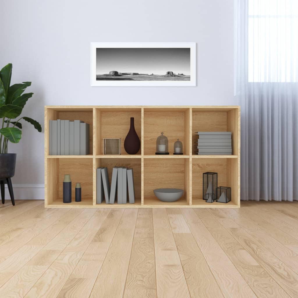 Bokhylle Sonoma Eik 66x30x130 cm