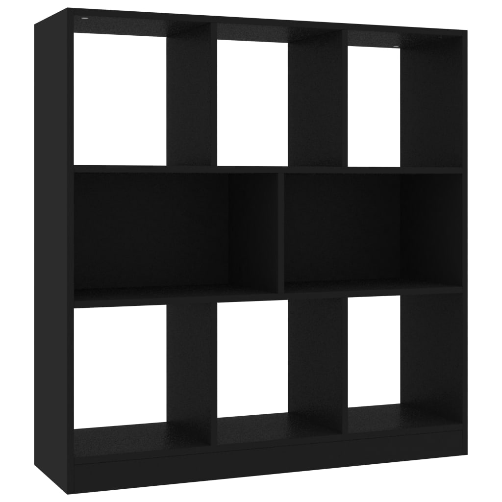Bokhylle Svart 97,5x29,5x100 cm