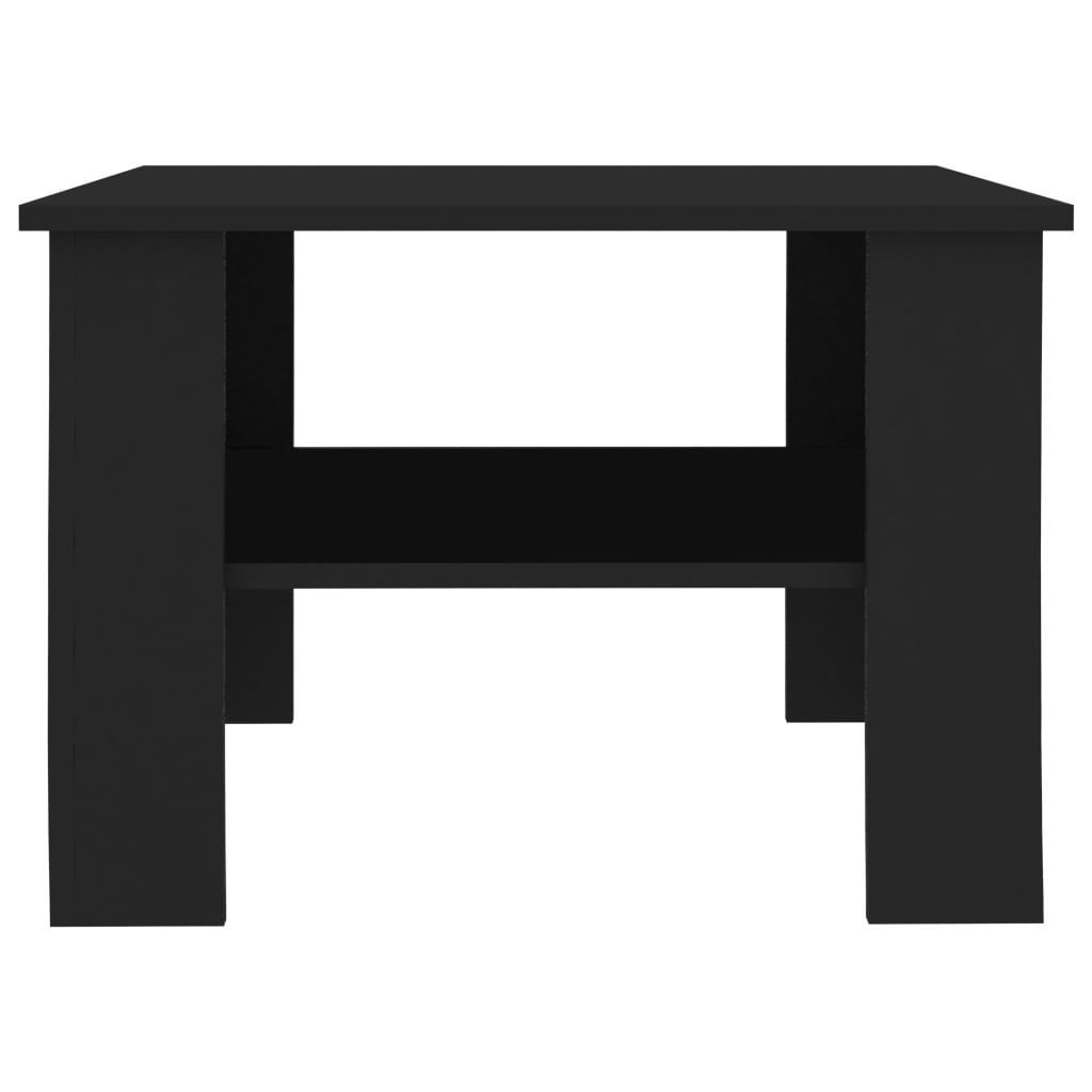 Salongbord Sofabord Svart 60x60x42 cm
