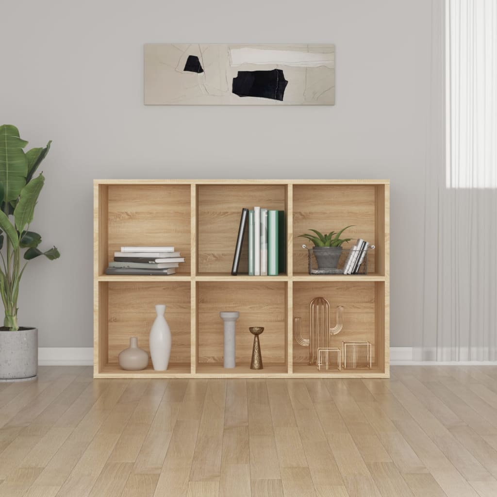Bokhylle Sonoma Eik 66x30x98 cm