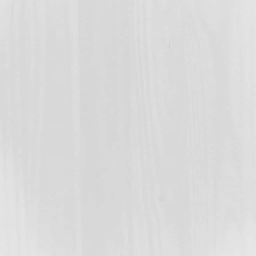 Nattbord Sengbord Hvit meksikansk Corona-stil furu 53x39x67 cm