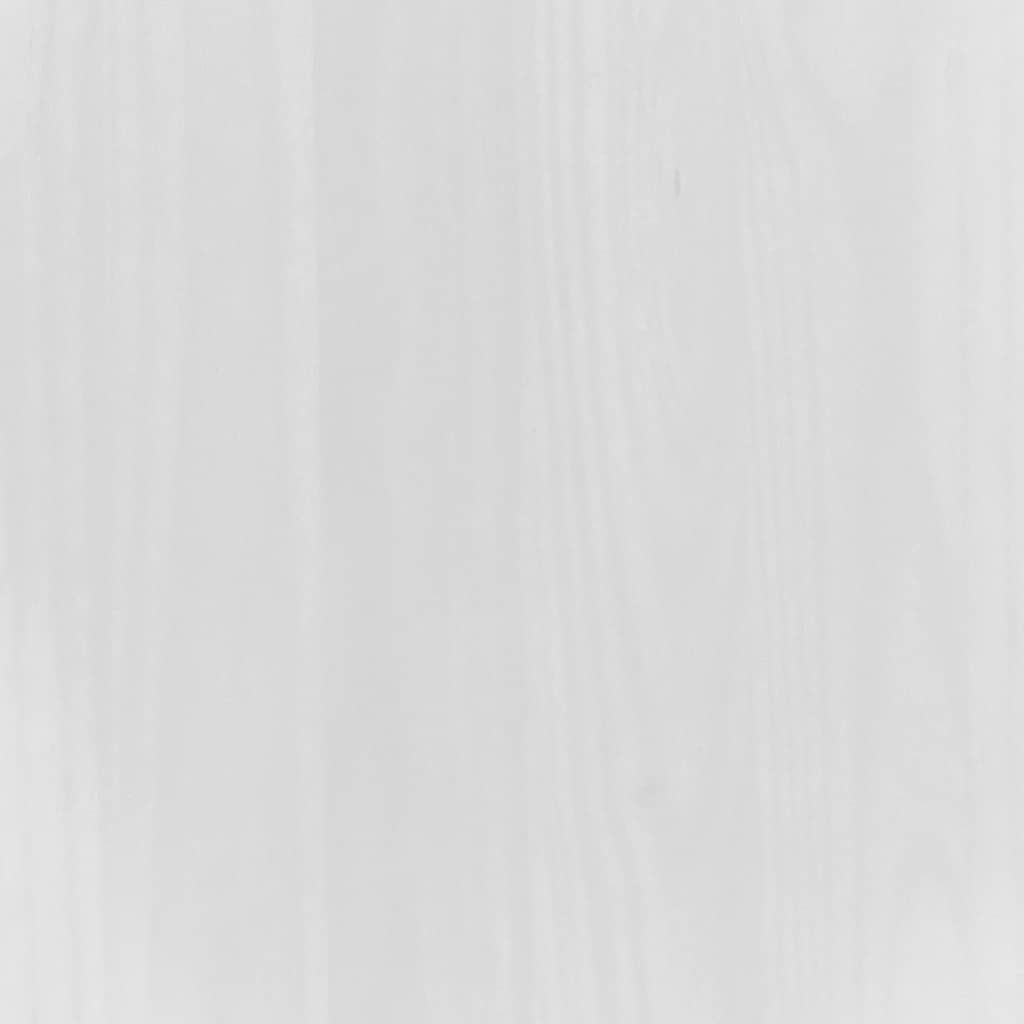 Salongbord Sofabord Hvit meksikansk Corona-stil furu 100x55x44 cm