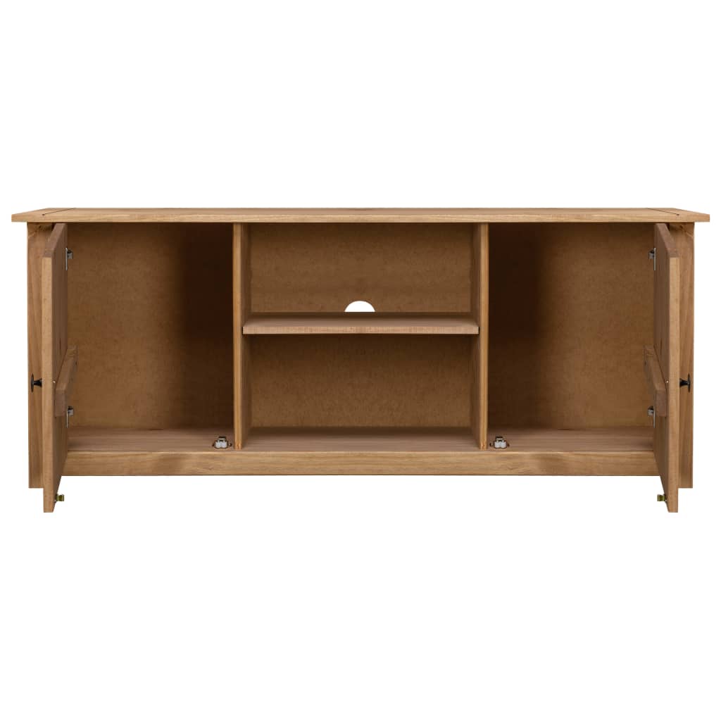 TV-Møbel Tre TV-benk heltre furu 120x40x50 cm Panama Range