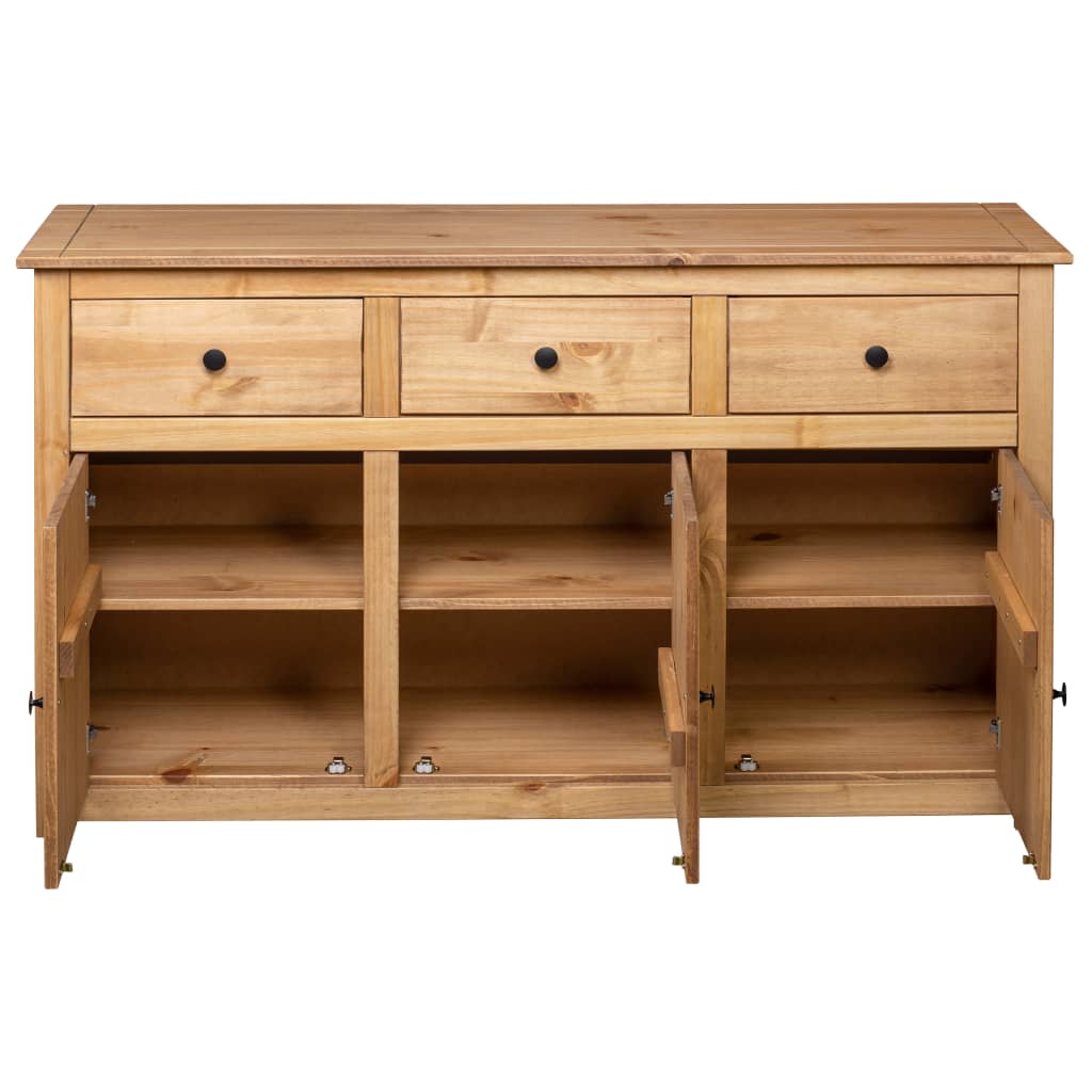 Skjenk Tre 135x40x80 cm heltre furu Panama Range