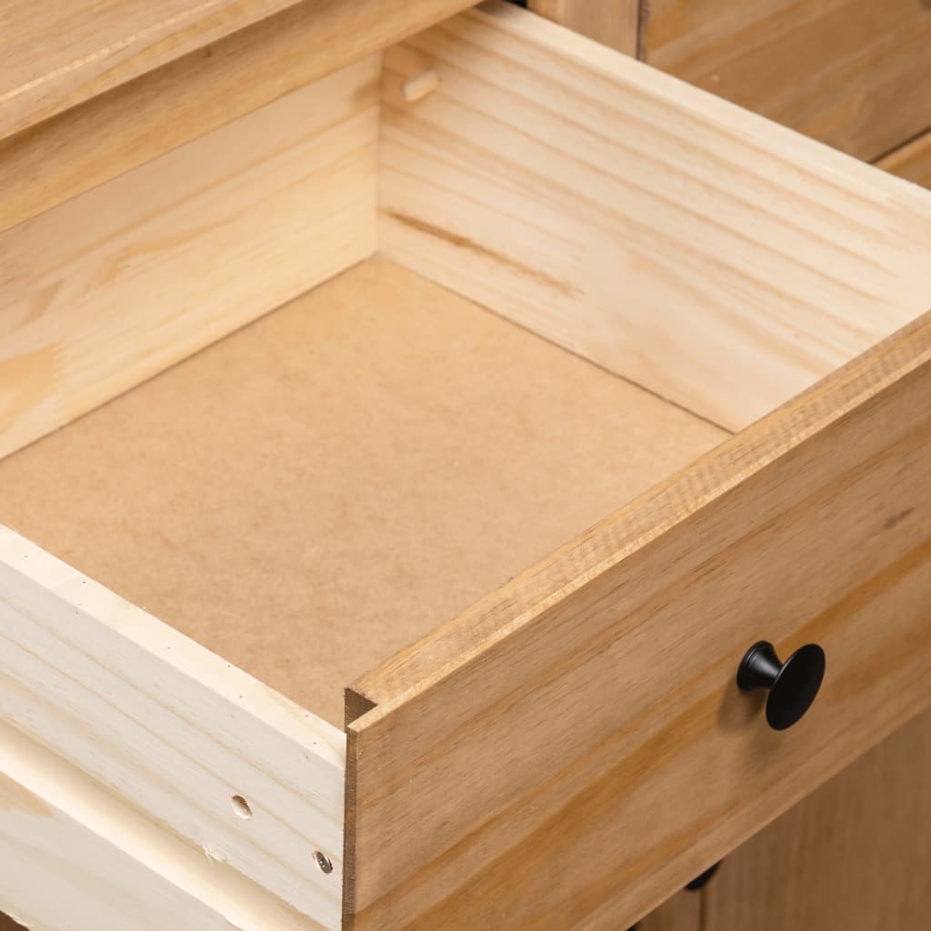Skjenk Tre 135x40x80 cm heltre furu Panama Range