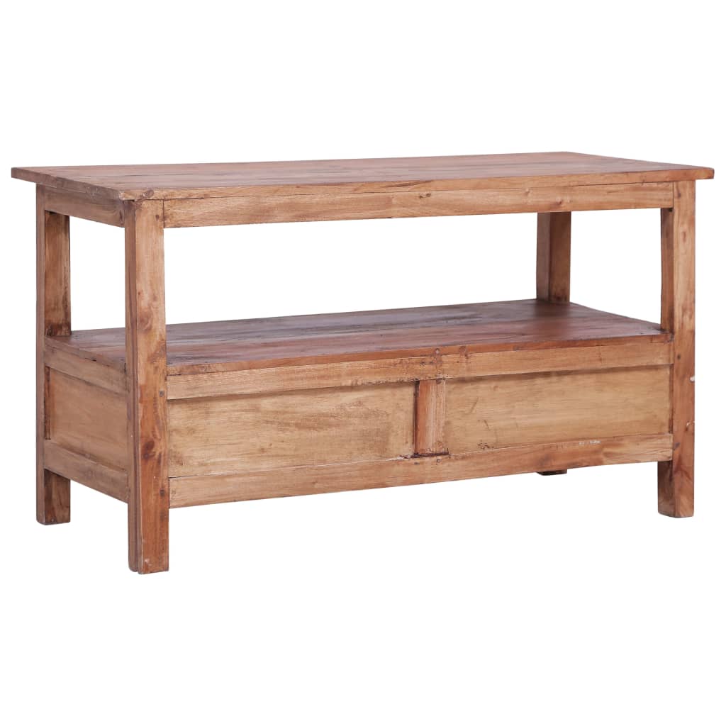 TV-Møbel Tre TV-benk 90x40x50 cm gjenvunnet heltre