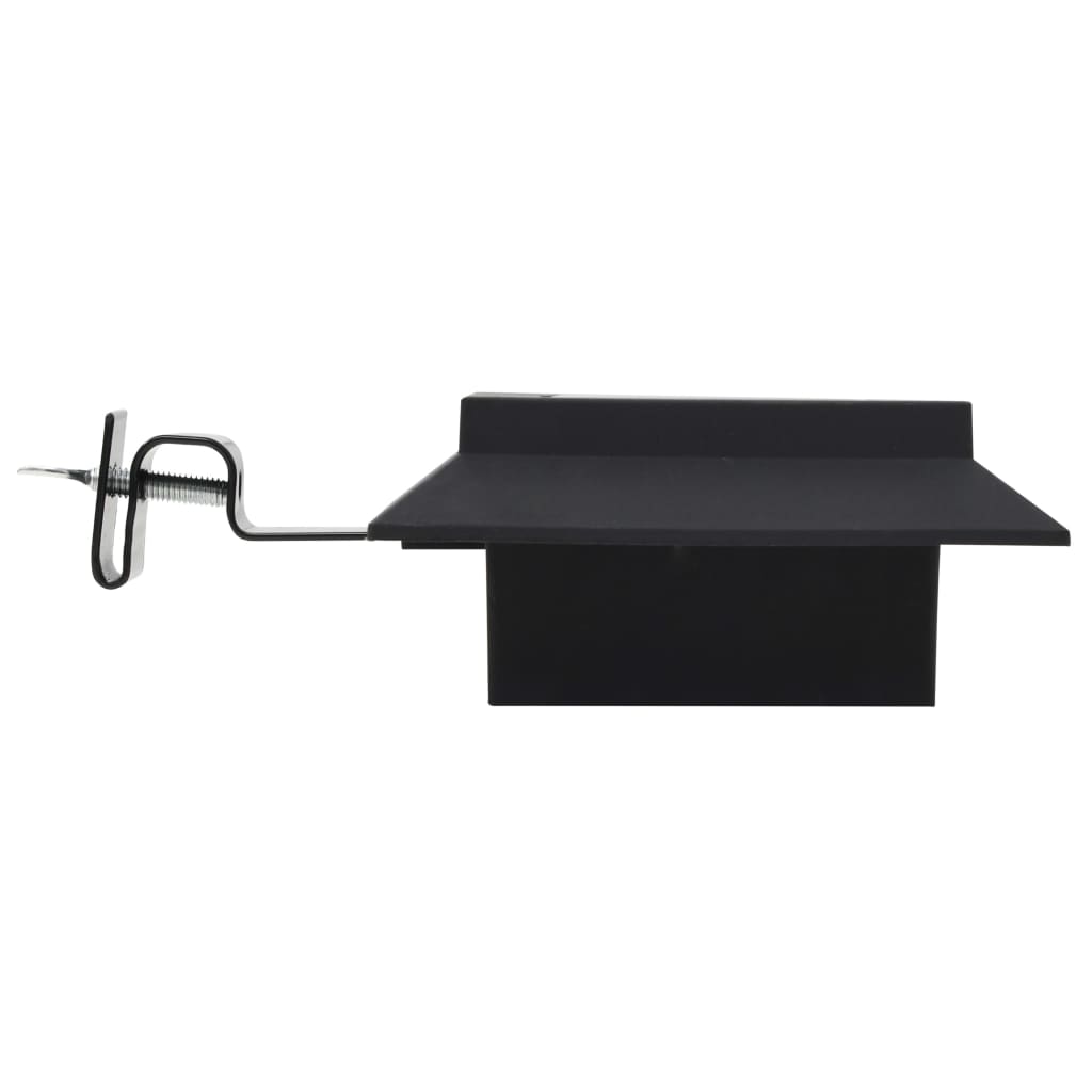 Hagebelysning Div. Utendørs sollamper 12 stk LED firkantet 12 cm svart