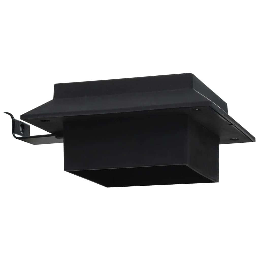 Hagebelysning Div. Utendørs sollamper 12 stk LED firkantet 12 cm svart