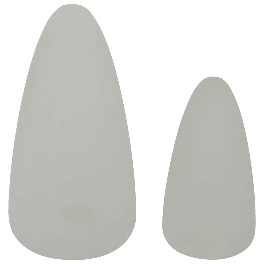 Salongbord Sofabord Grå 2 stk heltre furu