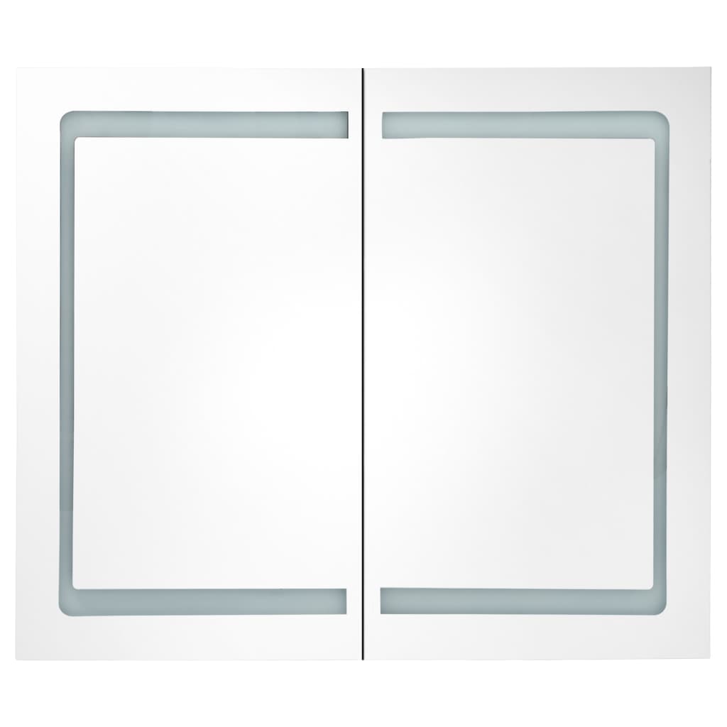 Baderomsspeil LED Speilskap til bad 80x12,2x68 cm