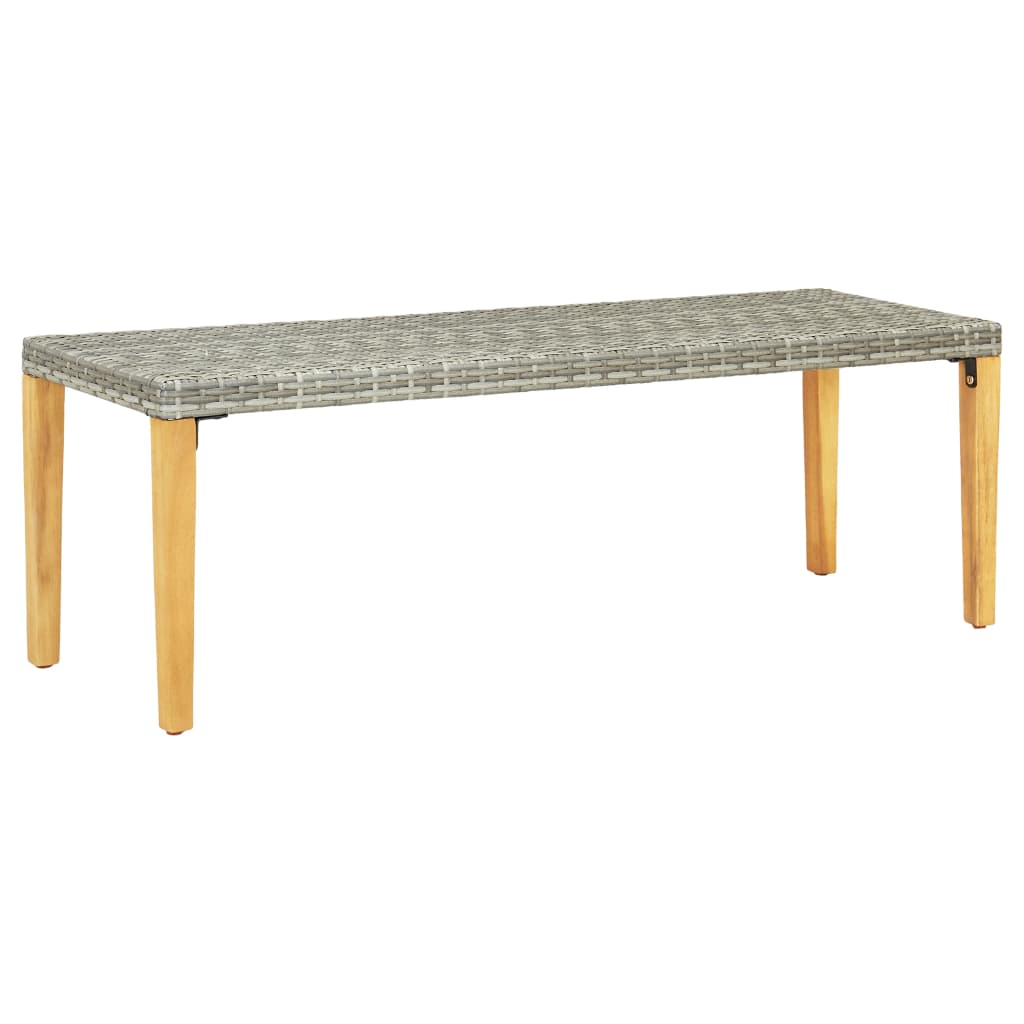 Hagebenk Kunstrotting 80 cm grå