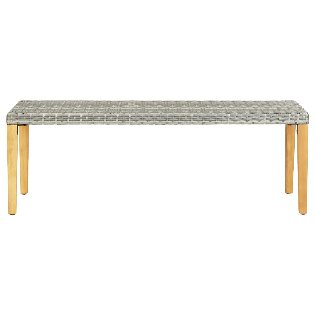 Hagebenk Kunstrotting 80 cm grå