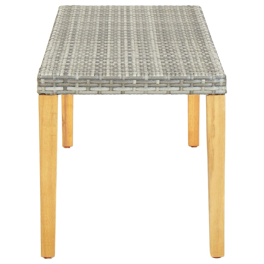 Hagebenk Kunstrotting 80 cm grå