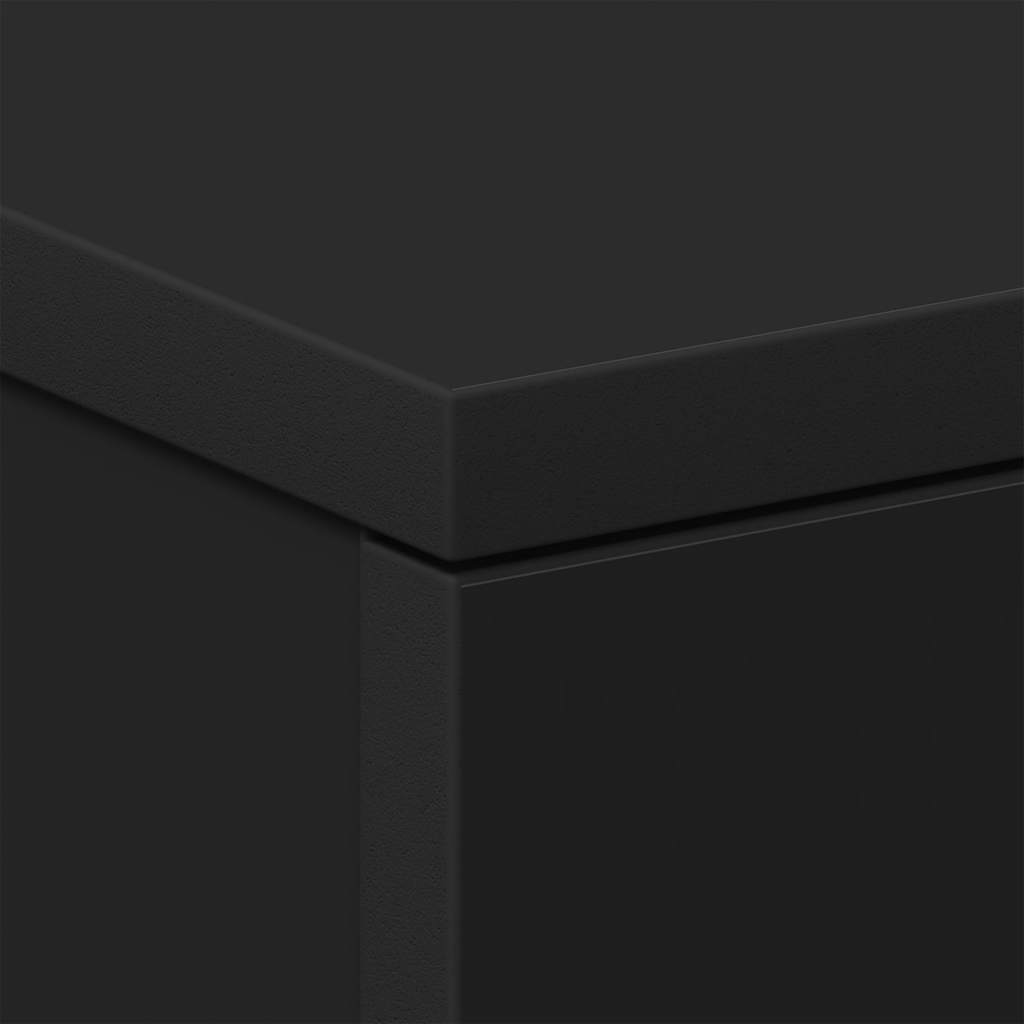 Nattbord Sengbord Svart 38x35x56 cm