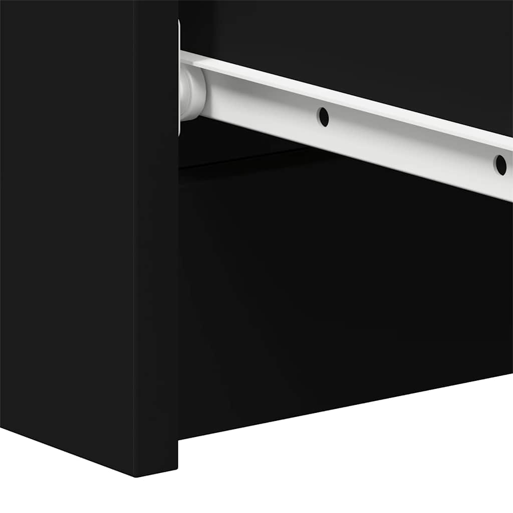 Kommode Svart 60x35x98,5 cm