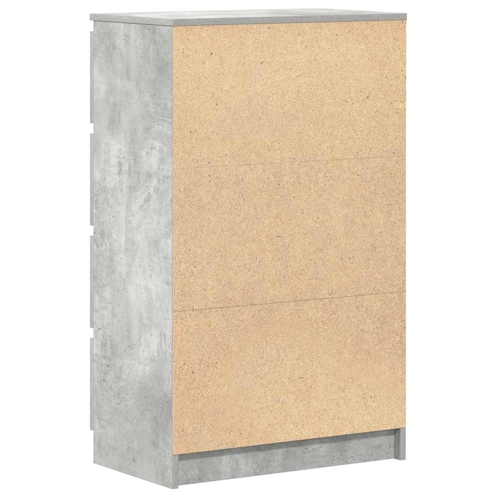 Kommode Betonggrå 60x35x98,5 cm