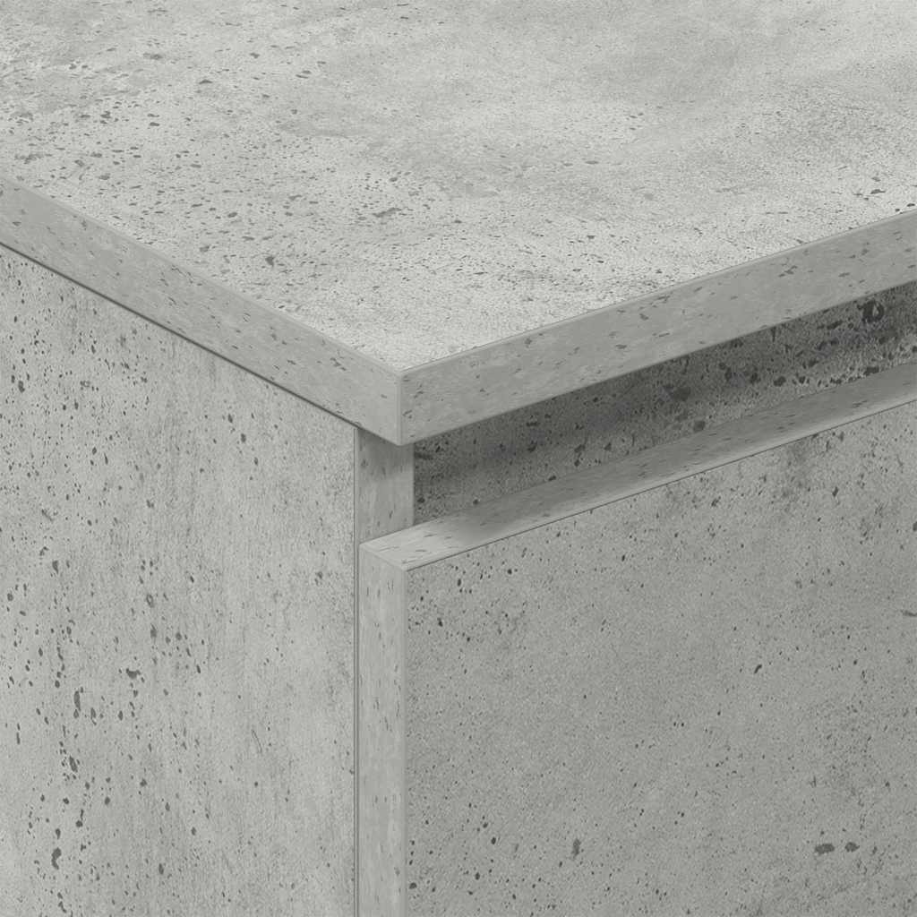 Kommode Betonggrå 60x35x98,5 cm