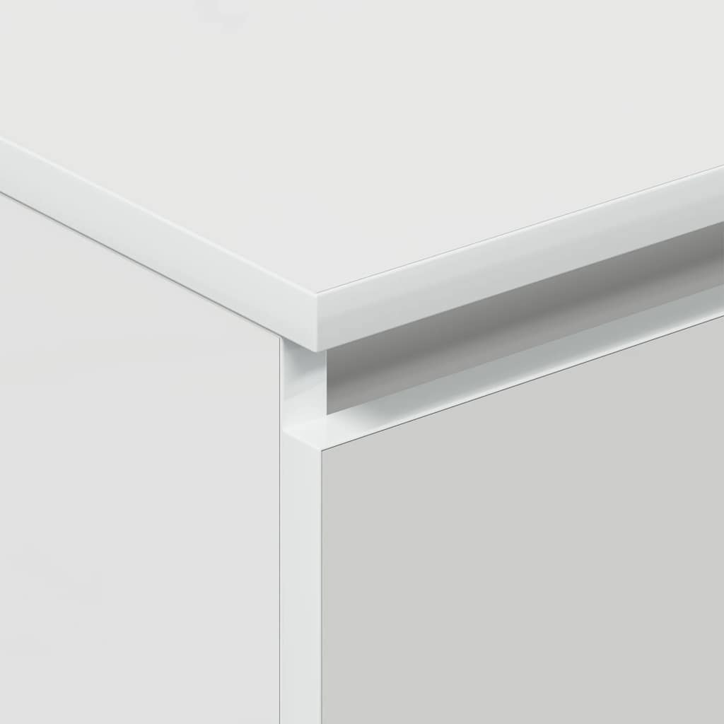 Kommode Høyglans Hvit 60x35x98,5 cm