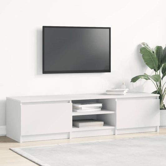 TV-Møbel Hvit TV-benk 140x40x35,5 cm