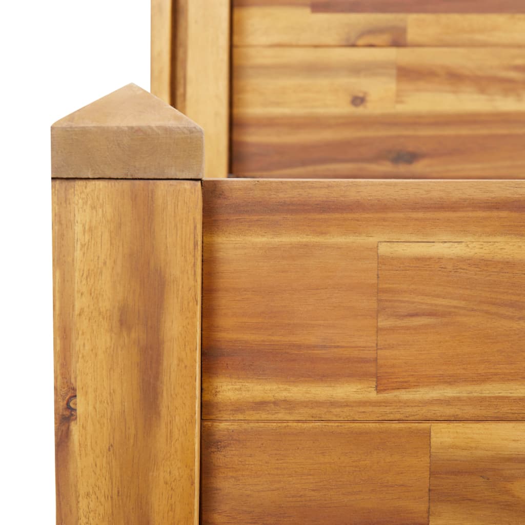 Plantekasse 2 etasjer 110x75x84 cm heltre akasie