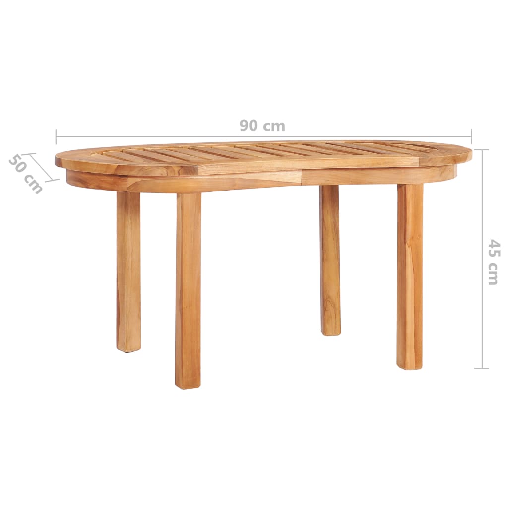 Salongbord Sofabord Tre heltre 90x50x45 cm