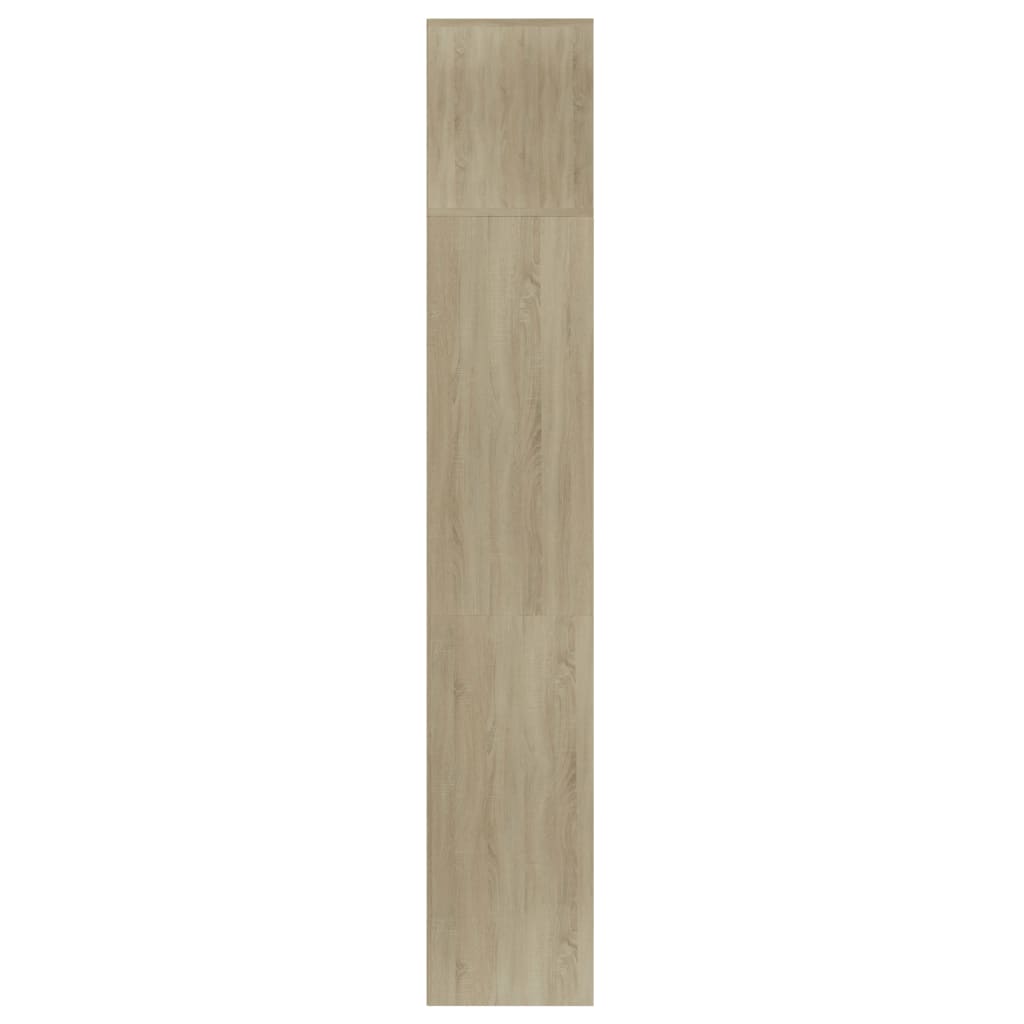 Skapsett 3 deler sonoma eik 180x30x180 cm