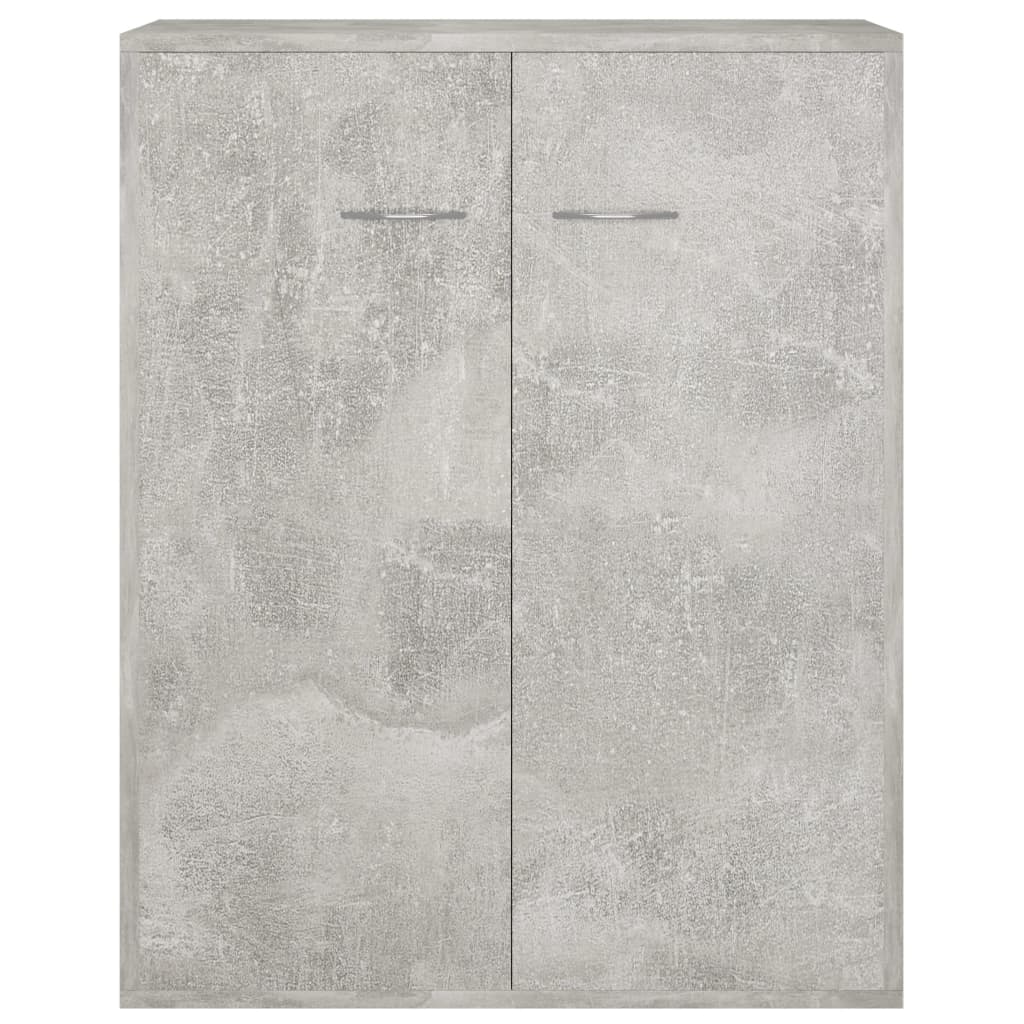 Skjenk betonggrå 60x30x75 cm konstruert tre