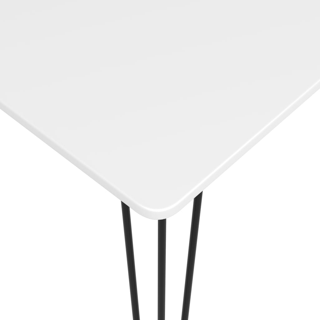Barbord hvit 120x60x105 cm