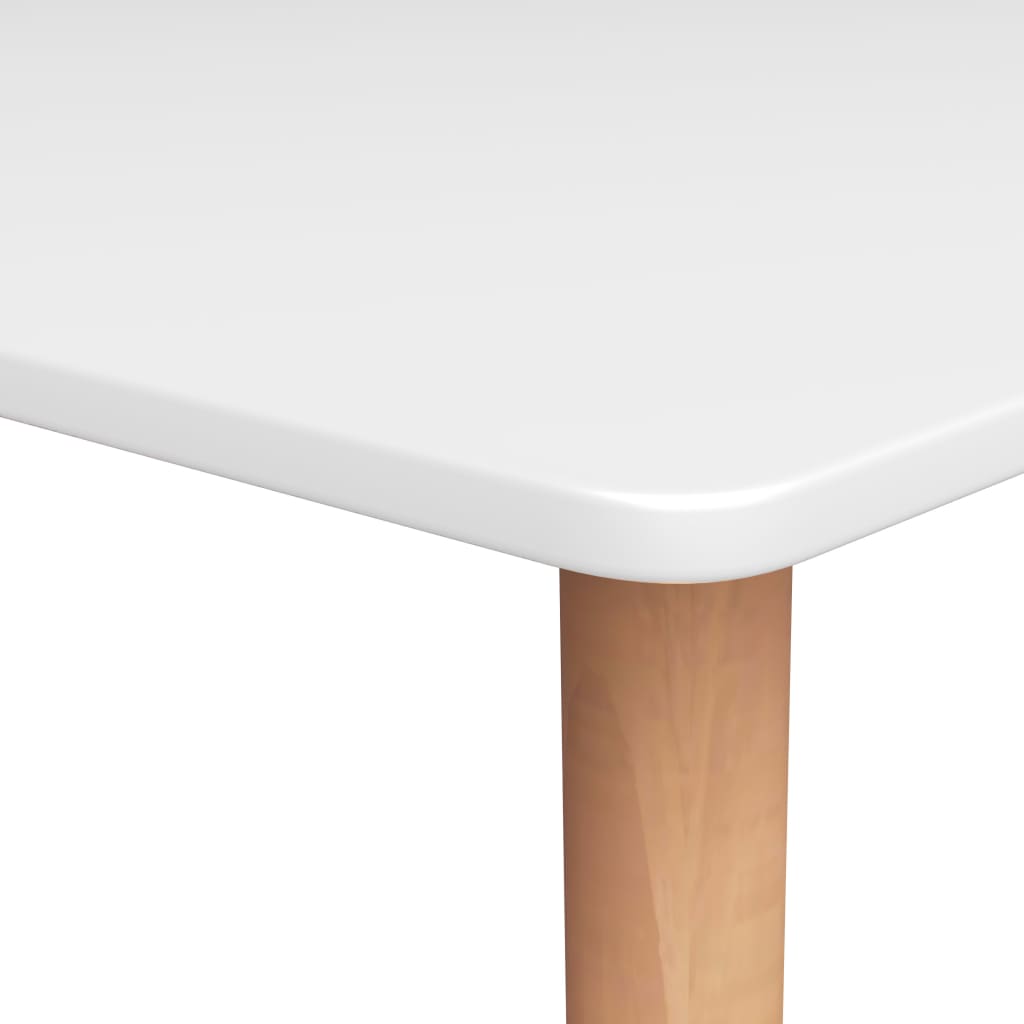 Barbord hvit 120x60x105 cm
