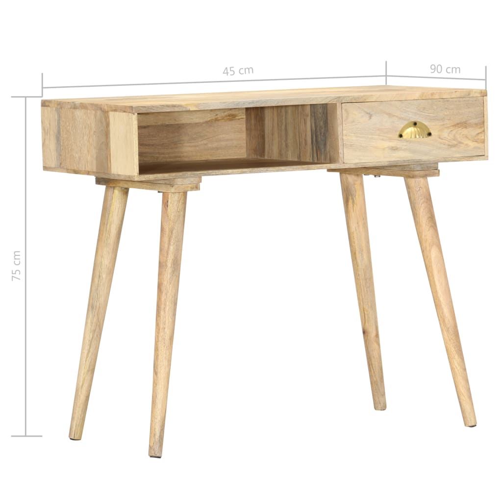 Avlastningsbord Konsollbord Tre 90x45x75 cm heltre mango