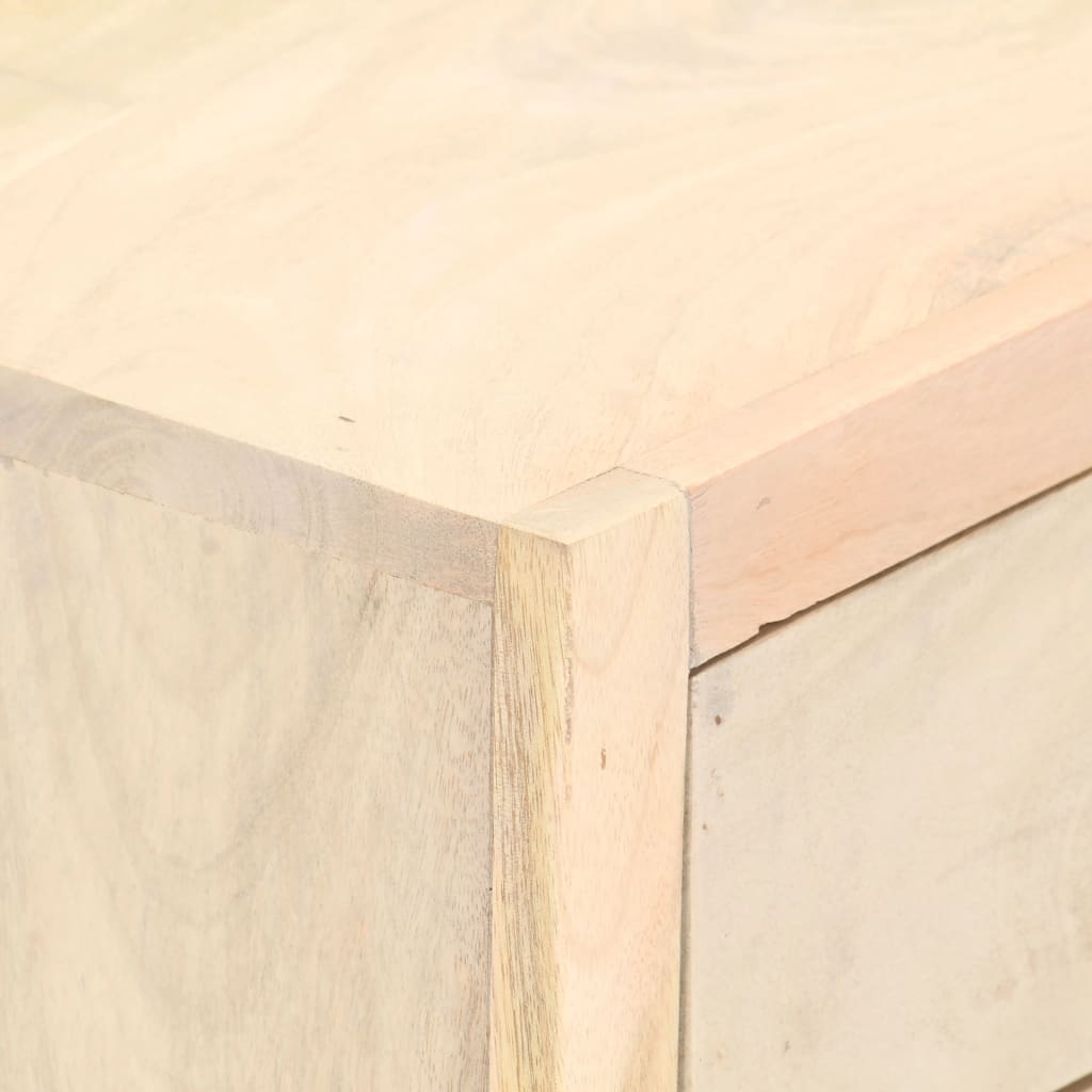 Nattbord Sengbord gull 40x30x50 cm heltre mango